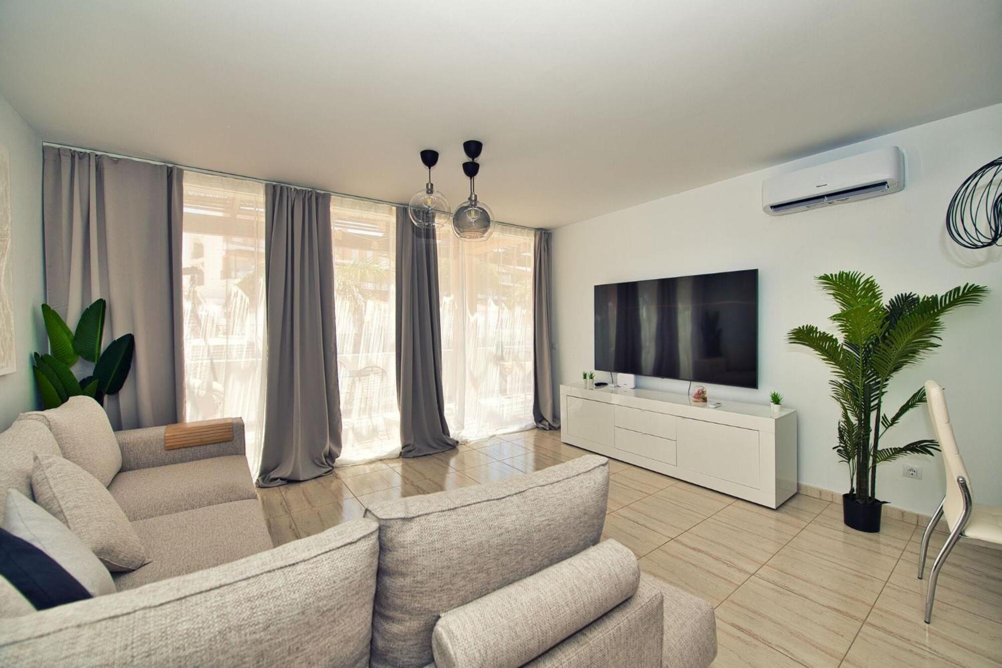 Ocean View Perfect Sunset Apartment, 4 Rooms 137M2, Wifi & Bbq Сан Мигел де Абона Екстериор снимка