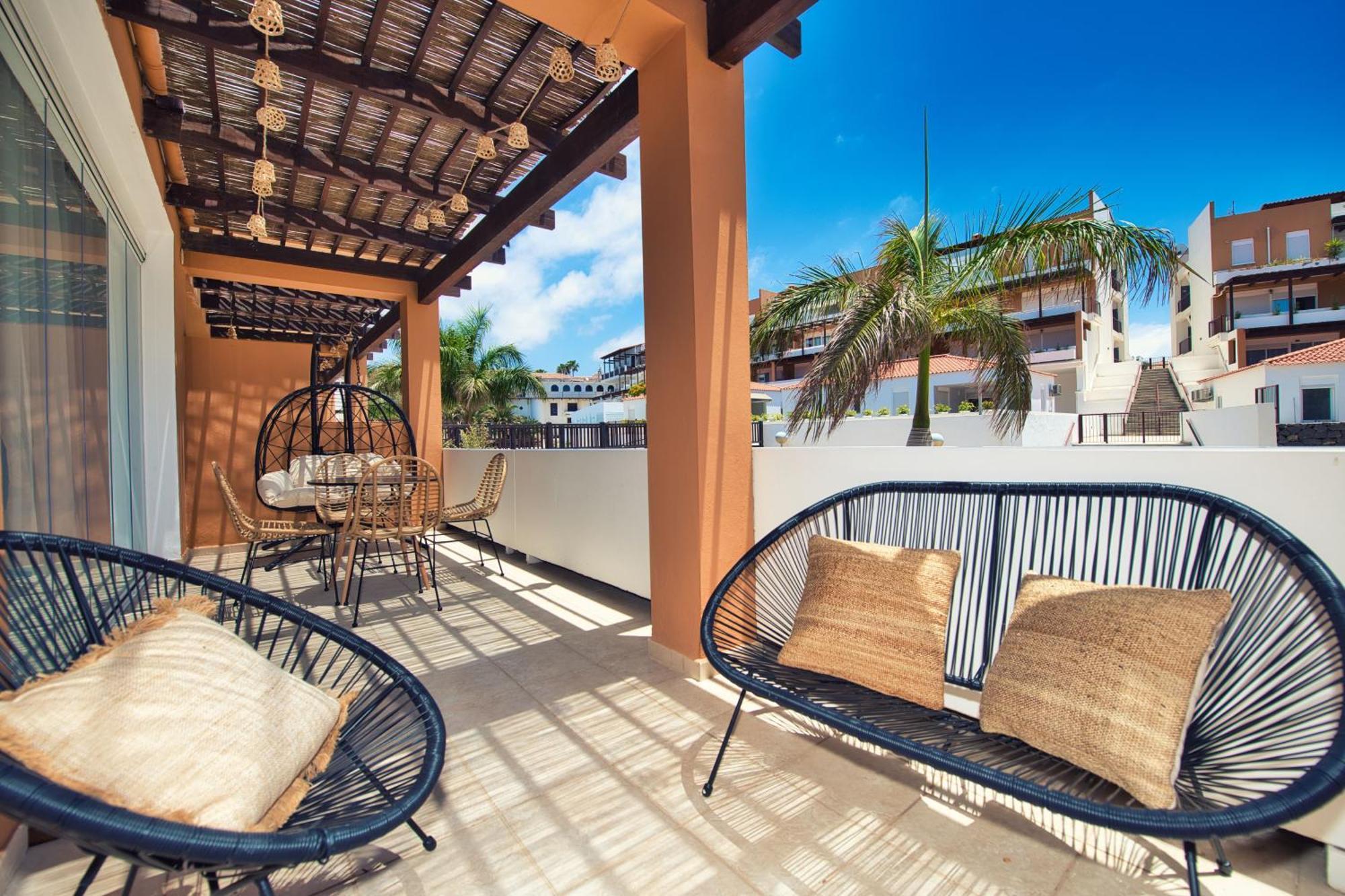 Ocean View Perfect Sunset Apartment, 4 Rooms 137M2, Wifi & Bbq Сан Мигел де Абона Екстериор снимка